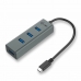 USB-разветвитель i-Tec C31HUBMETAL403 USB x 4 Серый