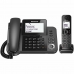 Teléfono Fijo Panasonic KX-TGF310 Blanco Negro Gris