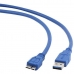 Кабель USB 3.0 A — Micro USB B GEMBIRD CCP-MUSB3-AMBM-0.5 (0,5 m)