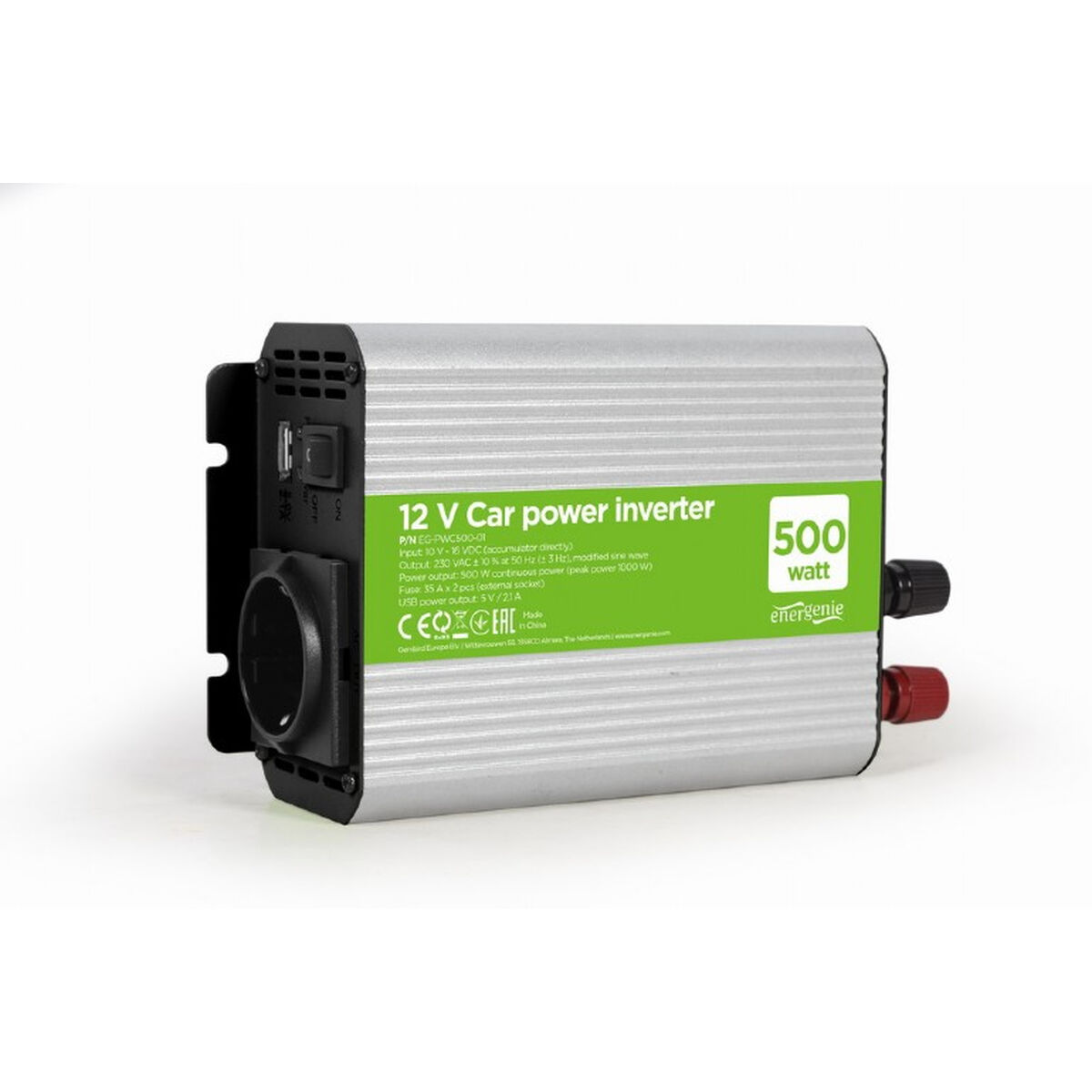 Vooluadapter GEMBIRD EG-PWC500-01 USB x 1