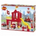 Playset Ecoiffier Fire Station 10 Piese