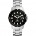 Horloge Heren Fossil FS5952 Zwart Zilverkleurig
