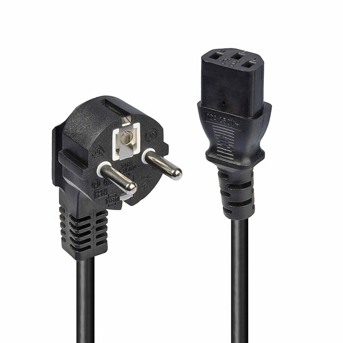 Strømkabel IEC LINDY 2 m Sort