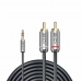 Lydjack (3,5 mm) til 2 RCA-kabel LINDY 35333