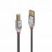 Kábel Micro USB LINDY 36643 3 m Fekete Szürke (1 egység)