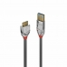 Kabel Micro USB LINDY 36656 Siva