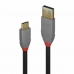USB A - USB C Kábel LINDY 36910 50 cm Fekete