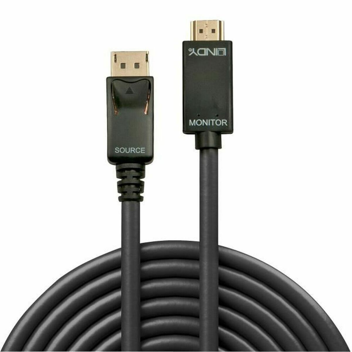 Adapter DisplayPort na HDMI LINDY Czarny 1 m