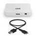 Hub USB LINDY 43143 Blanc