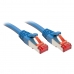 Stevige UTP-netwerkkabel categorie 6 LINDY 47717 Blauw 1 m