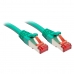 Cable de Red Rígido UTP Categoría 6 LINDY 47751 Negro Verde 5 m 1 unidad