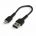 Kabel USB till Lightning Startech RUSBLTMM15CMB Svart 15 cm