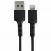 USB - Lightning kabelis Startech RUSBLTMM15CMB Juoda 15 cm