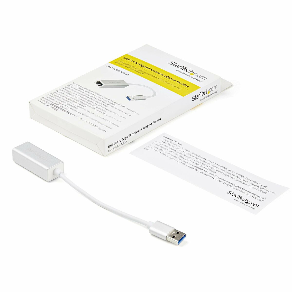 Netværksadapter Startech USB31000SA