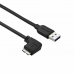 USB Kabel til mikro-USB Startech USB3AU1MLS Svart 1 m