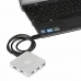 USB Hub i-Tec U3HUBMETAL7 Ασημί Γκρι