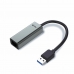 USB-zu-Ethernet-Adapter i-Tec U3METALGLAN Schwarz