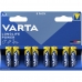 Μπαταρίες Varta Long Life Power AA (LR06) (8 Τεμάχια)