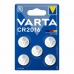 Литиевые таблеточные батарейки Varta 6016101415 CR2016 3 V (5 штук)