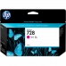 Оригиална касета за мастило HP 728 Пурпурен цвят (130 ml)
