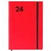 Agendă Finocam Dynamic Mara 2024 Roșu A5 14 x 20,4 cm