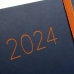 Agenda Finocam Flexi 2024 Bleu 11,8 x 16,8 cm