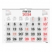 Calendário de parede Finocam Multicolor 2024 59 x 42 cm