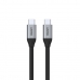 Cable USB C Unitek C14082ABK Black 1 m