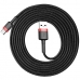 Kabel USB A v USB C Baseus Cafule Črna 2 m