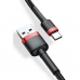 Кабел USB A към USB C Baseus Cafule Черен 2 m