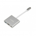 Hub USB Ibox IUH3CFT1 Blanco Plateado