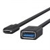 USB-C Kabel til USB Belkin F2CU036btBLK Svart 14 cm
