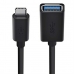 USB-C Kabel til USB Belkin F2CU036btBLK Svart 14 cm