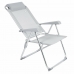 Cadeira de Campismo Acolchoada Aktive Reclinável Cinzento 44 x 101 x 55 cm