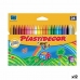 Цветные полужирные карандаши Plastidecor Разноцветный (12 штук)