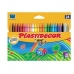 Цветные полужирные карандаши Plastidecor Разноцветный (12 штук)