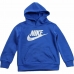 Detská mikina s kapucňou Nike Metallic HBR Gifting Modrá