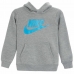 Kindersweater zonder Capuchon Nike Metallic HBR Gifting Grijs