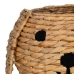 Basket Dog Black Beige Natural Fibre 27 x 27 x 19 cm