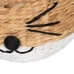 Košík Mačka Biela Čierna Béžová Prírodné vlákno 41 x 41 x 38 cm