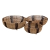 Korg - set Brun Naturell Jute 42 x 42 x 13 cm (3 antal)