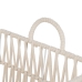 Set of Baskets White Rope 45 x 35 x 36 cm (3 Pieces)