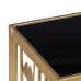 súprava 2 stolov Čierna Zlatá Železo 100 x 30 x 80 cm (2 kusov)