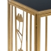 súprava 2 stolov Čierna Zlatá Železo 100 x 30 x 80 cm (2 kusov)