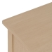Consola Natural madeira de pinho Madeira MDF 90 x 30 x 81 cm