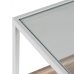 Κονσόλα Λευκό Φυσικό Κρυστάλλινο Σίδερο Ξύλο MDF 120 x 30 x 75 cm
