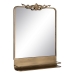 Specchio da parete Dorato Cristallo Ferro 62 x 16 x 65 cm