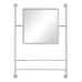 Specchio da parete Bianco Cristallo 52,5 x 12 x 73 cm