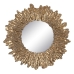 Nástěnné zrcadlo Zlatá Sklo Železo 75 x 5 x 75 cm