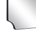 Sienas spogulis Melns Stikls Dzelzs 57,5 x 2 x 118 cm